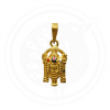 916 Gold Casting Perumal Pendant